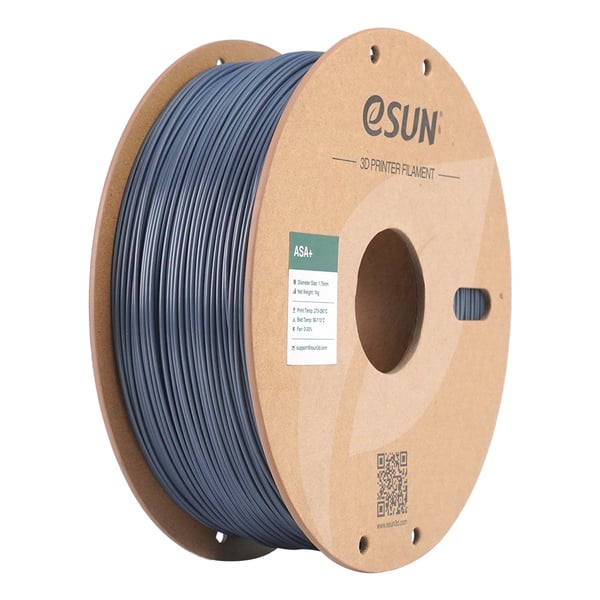 eSUN ASA+ Acrylonitril styren-acrylat (ASA) Grå 1 kg