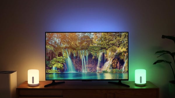 Miniatyrbild 3 av 7: Xiaomi Mi Bedside Lamp 2 bordslampor 9 W LED E Vit