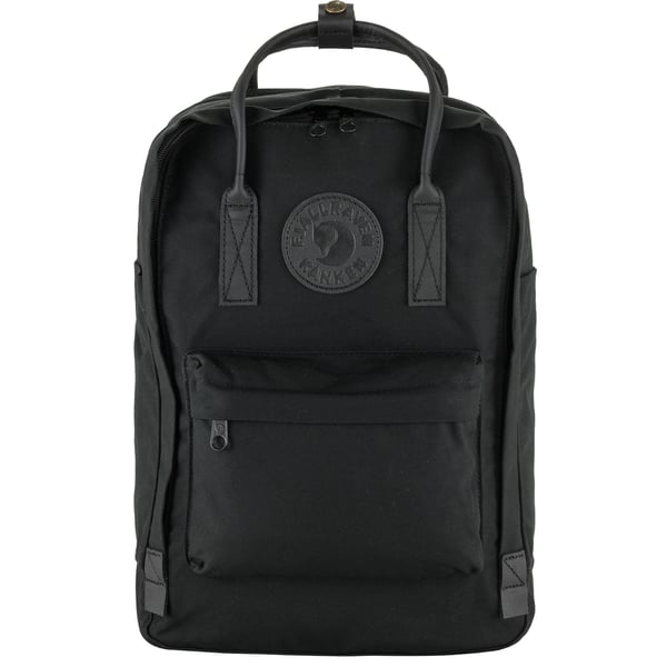 Miniatyrbillede 1 af 12: Fjällräven Kanken No.2 rygsæk Fritidsrygsæk Sort Bomuld, Læder, Genanvendt polyester