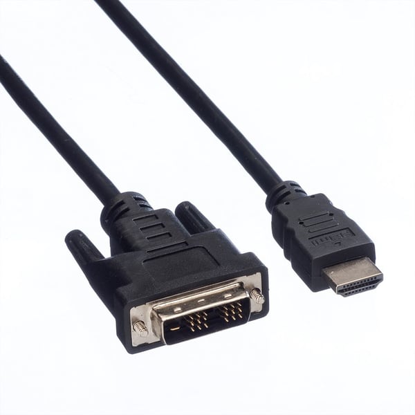 VALUE 11995516 1,5 m DVI-D HDMI-tyyppi A (vakio) Musta