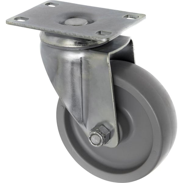 Miniatyrbillede 2 af 3: Toolcraft TO-5137935 møbelhjul Sort, Metallic 125 kg Polypropylen (PP) 10 cm 1 stk