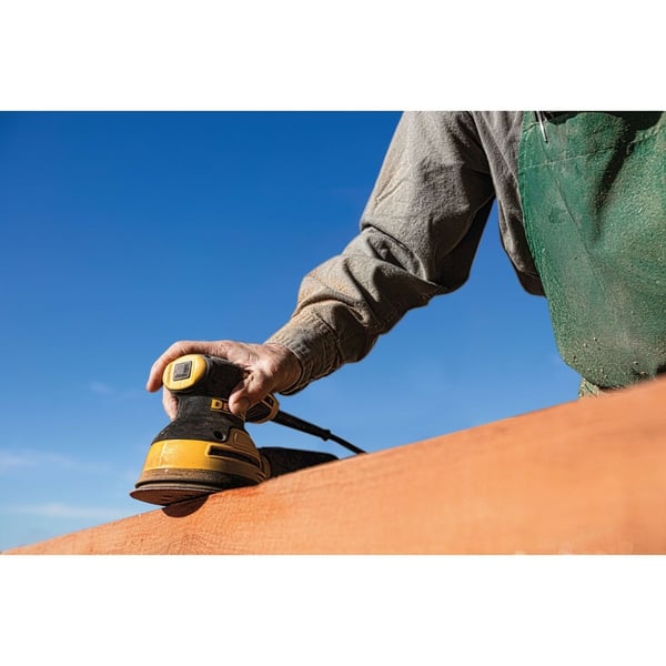 DeWALT DWE6423-QS transportabel slibemaskine Rystepudser 12000 OPM Sort, Gul 280 W
