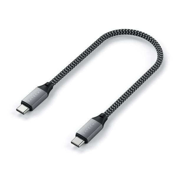 Pikkukuva 5 / 5: Satechi ST-TCC10M USB-kaapeli USB 3.2 Gen 2 (3.1 Gen 2) 0,25 m USB C 0,48 Gbit/s 100 W Harmaa