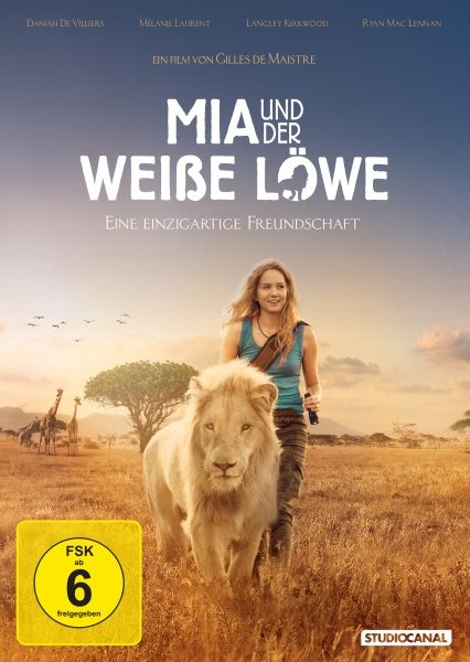 PLAION Mia und der weiße Löwe DVD/Blu-Ray Saksa, Englanti