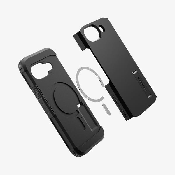 Spigen Tough Armor AI (MagFit) mobiltelefon etui 16 cm (6.3") Cover Sort