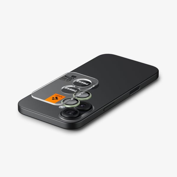 Pikkukuva 5 / 5: Spigen Optik Pro EZ Fit Kameran linssisuoja Apple 2 kpl