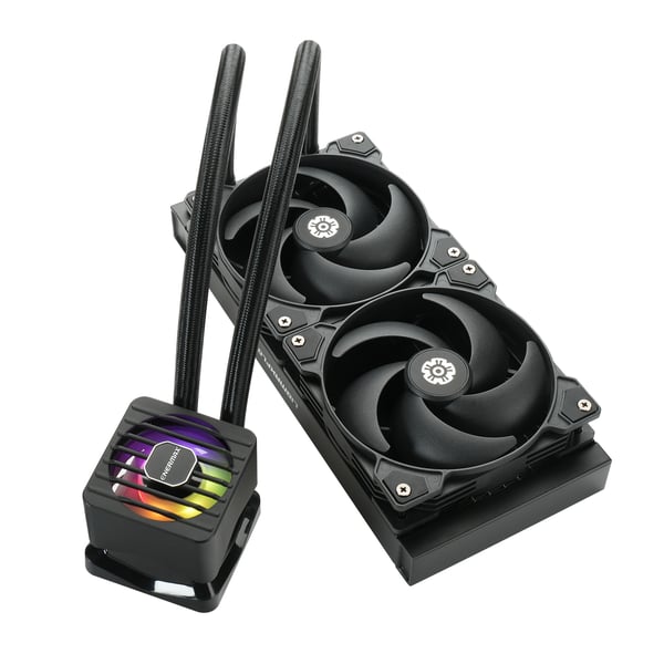 Enermax LIQMAXFLO SR Suoritin Nestejäähdytyspakkaus 12 cm Musta 1 kpl