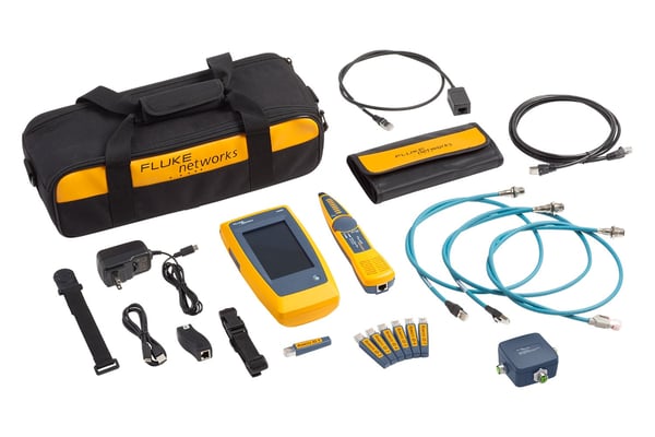 Fluke LIQ-KIT-IE netværkskabeltester Fiberkabeltester Blå, Orange