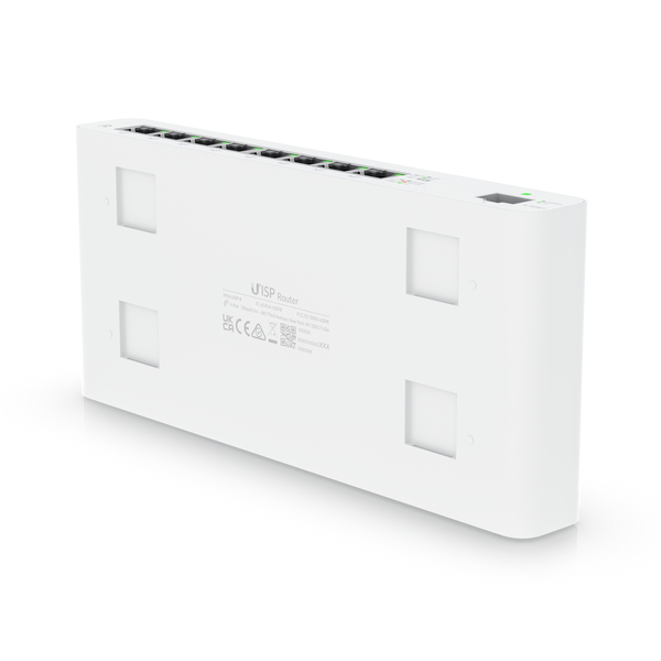 Ubiquiti UISP Router kabelansluten router Gigabit Ethernet Vit