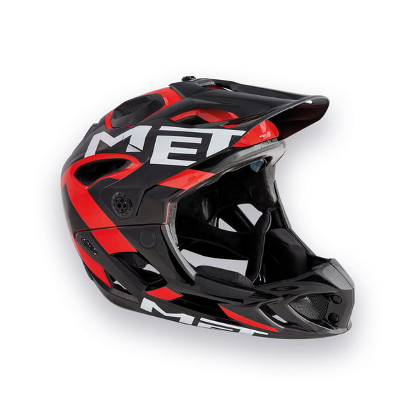 Miniatyrbild 1 av 2: MET-Helmets Parachute Svart, Röd