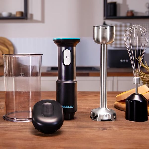 Cecotec BlendGo Hand Upotettava sekoitin 180 W Musta, Ruostumaton teräs