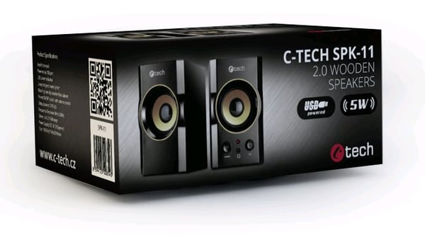 C-TECH SPK-11 högtalare 2-vägs Kabel 5 W