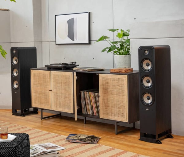 Miniatyrbild 7 av 10: Polk Audio SIGS60ELBK högtalare 5-vägs Svart Kabel