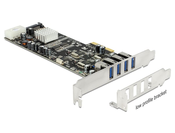 Miniatyrbild 1 av 4: DeLOCK 89365 nätverkskort/adapters Intern USB 3.2 Gen 1 (3.1 Gen 1)