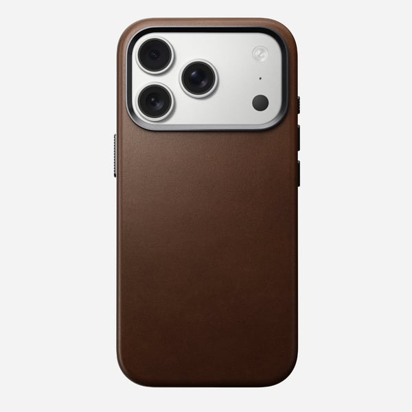 Nomad Traditional Leather Case mobiltelefonfodral 16 cm (6.3") Mobilskal Brun
