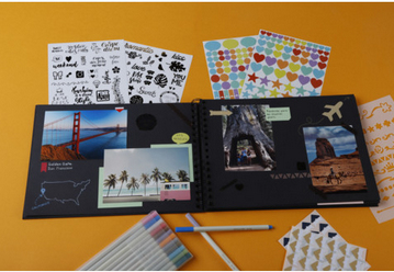 Exacompta 16801E fotoalbum Svart 140 ark 10x15 Spiralbindning