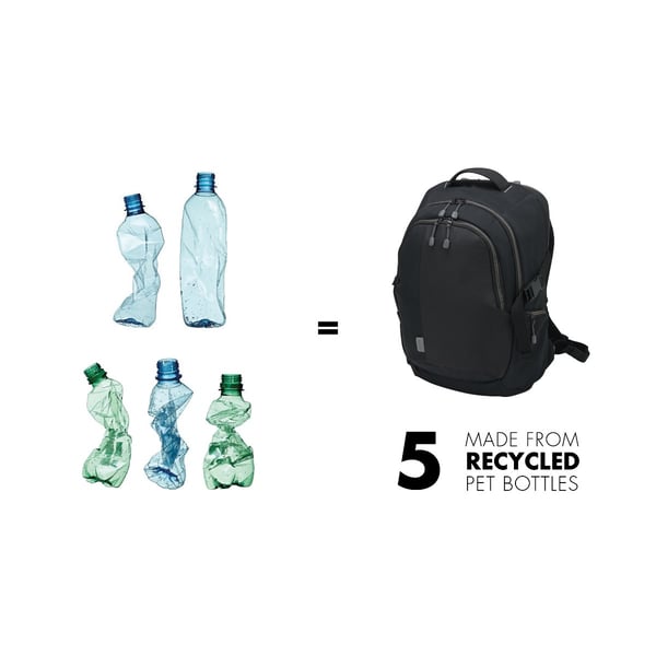 Miniatyrbillede 3 af 5: Dicota Backpack Eco Laptop Taske 15.6\" - Notebook-rygsæk - 39.6 cm (15.6\")
