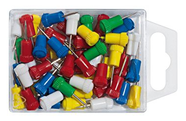 Wedo 56 499 paperitavaranuppineula Monivärinen 50 kpl