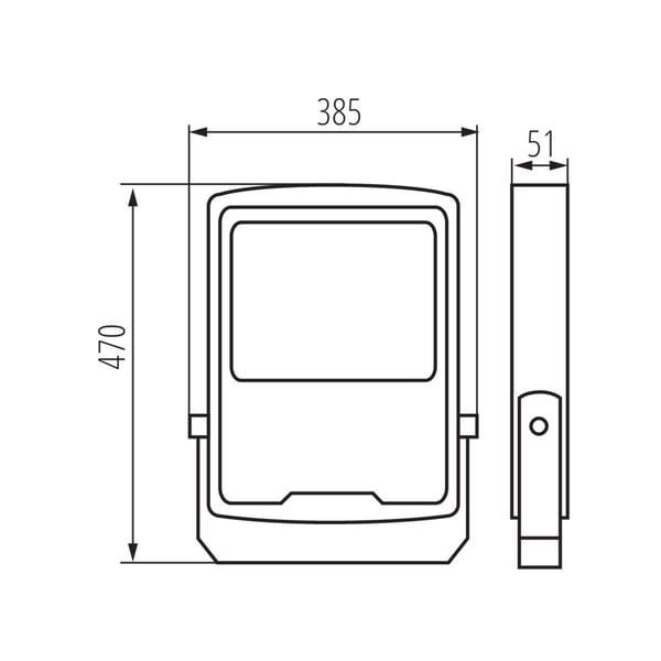 Miniatyrbillede 3 af 6: Kanlux S.A. 33476 udendørsbelysning LED 240 W D