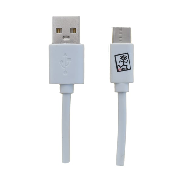 Pikkukuva 1 / 2: 2GO 795925 USB-kaapeli USB 3.2 Gen 1 (3.1 Gen 1) 1 m Micro-USB B USB C Valkoinen