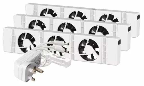 SpeedComfort Trio Set Valkoinen Tuuletin