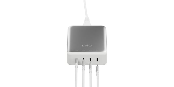 Pikkukuva 9 / 36: LINQ LQDC240 mobiililaitteen laturi Universaali Harmaa, Valkoinen AC Pikalataus Sisätila