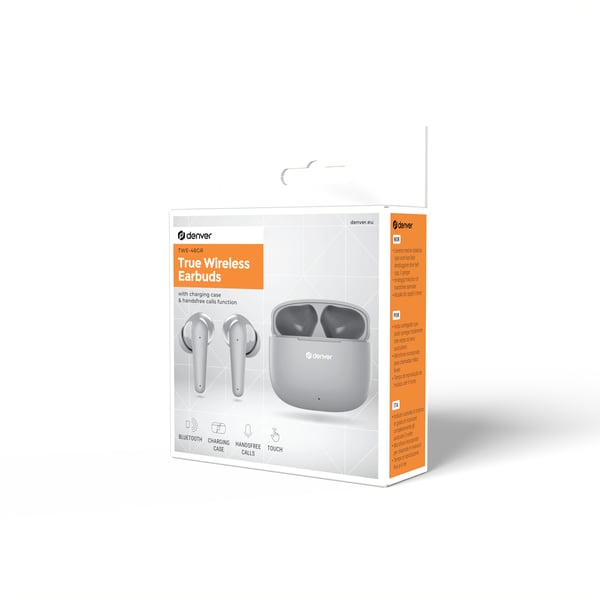 Miniatyrbillede 4 af 7: Denver TWE-48GR Headset True Wireless Stereo (TWS) I ørerne Opkald/musik Bluetooth Grå