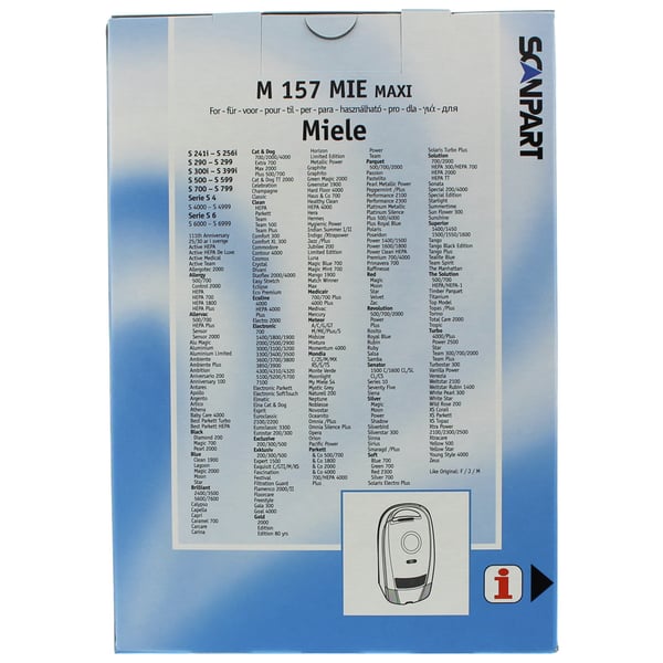 Miniatyrbild 2 av 2: Cleanbag M157MIEMAX Dammpåse