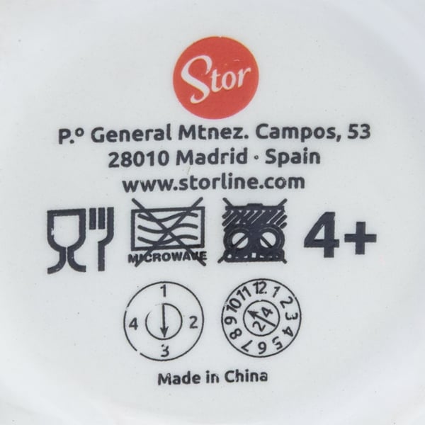 Miniatyrbillede 5 af 7: Stor 98834 spiseskål Pastaskål Rund Keramisk Flerfarvet, Hvid 1 stk