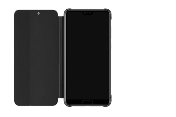 Huawei Smart View Flip Cover mobiltelefonfodral 15,5 cm (6.1") Folio Svart, Translucent