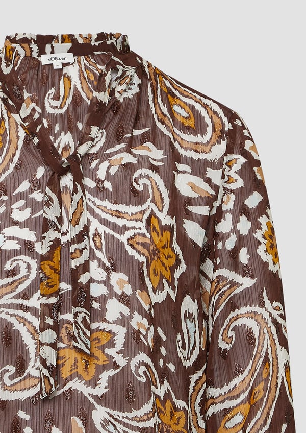 s.Oliver 2170029.89A2.32 skjorte & top Bluse Langærmet Polyester