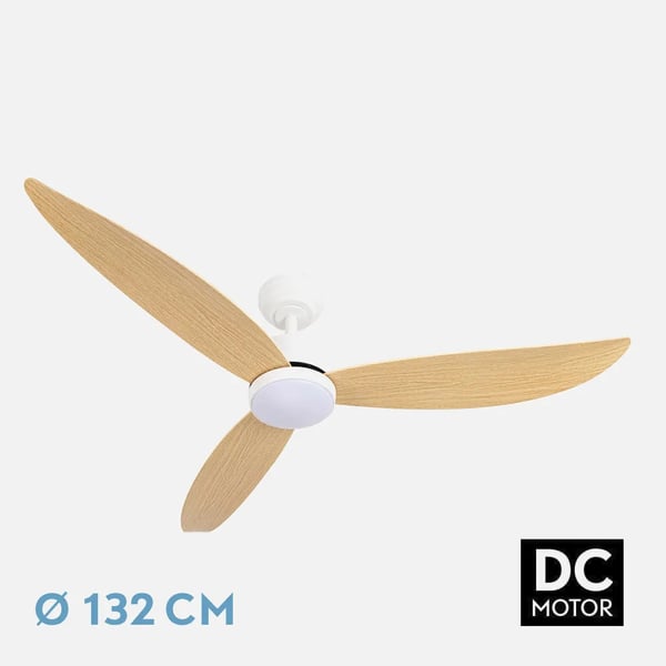 Miniatyrbillede 3 af 3: Fabrilamp 209591368 ventilator Bøg, Hvid