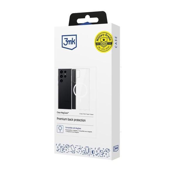 3MK Clear MagCase mobiltelefon etui 17,3 cm (6.8") Cover Transparent