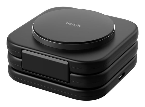 Miniatyrbillede 9 af 9: Belkin BoostCharge Pro Hovedtelefoner, Smartphone, SmartWatch Sort Vekselstrøm, USB Trådløs opladning Hurtig opladning Indendørs