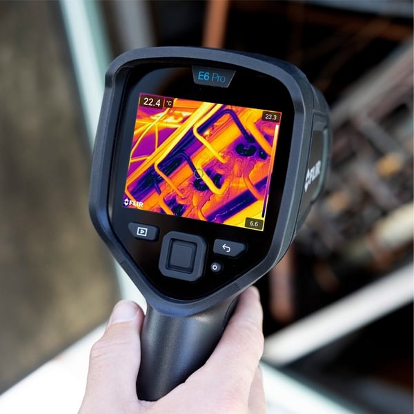 FLIR E6 Pro Thermal imaging camera 240 x 180 Black Sort Indbygget skærm