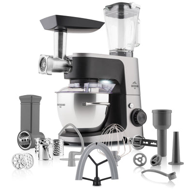 Eta Gratussino III foodprocessor 1200 W 4,5 L Sort, Grå