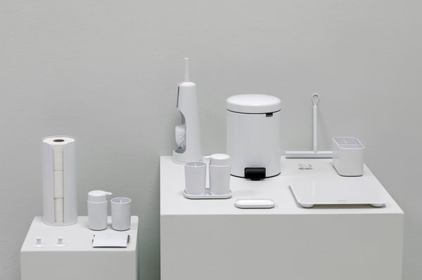 Miniatyrbild 2 av 4: Brabantia 280184 duschskrapa Duschskrapa med dubbelt blad Vit