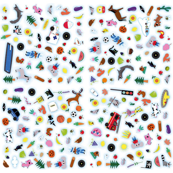 JANOD Seek-and-Find Colours Game - In French Only