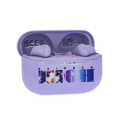 Miniatyrbillede 13 af 15: OTL Technologies Rainbow High TWS Headset Trådløs I ørerne Opkald/musik Bluetooth Violet