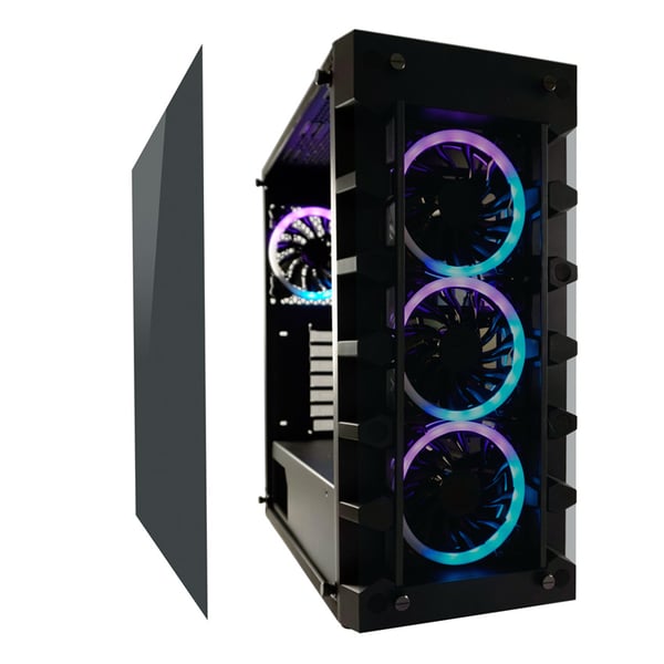 Miniatyrbillede 5 af 15: LC-Power Gaming 709B - Solar_System_X Midi Tower Sort