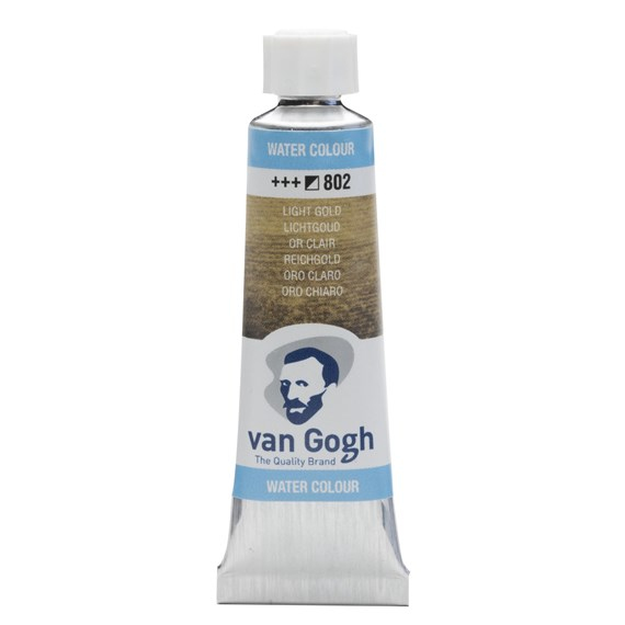 Van Gogh 802 akvarellfärger Guld 10 ml Van Gogh 802 akvarellfärger Guld 10 ml