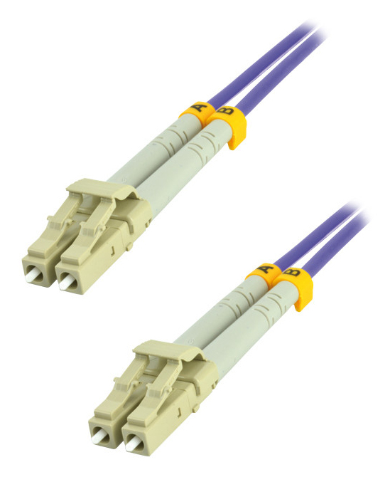 MCL FJOM4Z/LCLC InfiniBand- ja kuituoptiikkakaapeli 5 m LC LC/LC Violetti