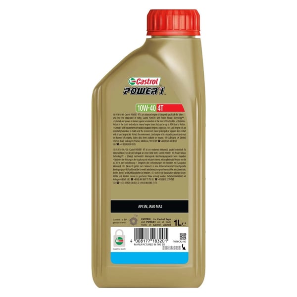 Castrol Power1 4T 10W-40 motorolja 1 l Motorcykel