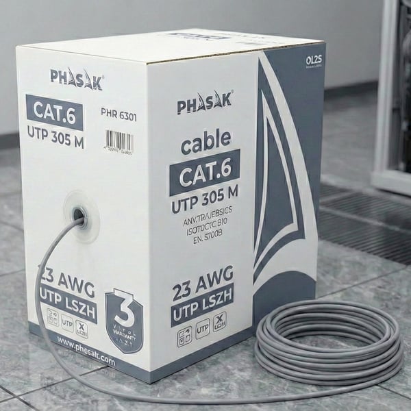 Miniatyrbillede 8 af 10: Phasak PHR 6301 netværkskabel Grå 305 m Cat6 U/UTP (UTP)