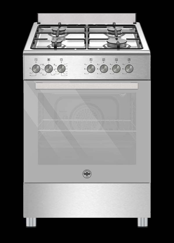 Miniatyrbillede 4 af 4: Bertazzoni La Germania SE664EX/24 Fritstående komfur Elektrisk Gaskomfur Rustfrit stål
