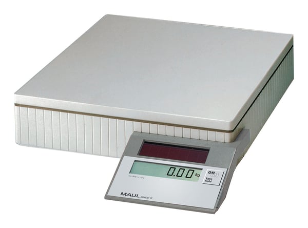 MAUL Solar Parcel Scale MAULparcel S grey 50 kg, Elektronisk postskala Grå