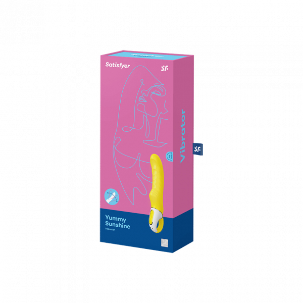 Miniatyrbild 3 av 4: Satisfyer Yummy Sunshine Vibratorstav Ambidextrous