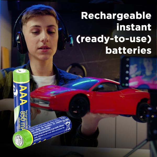 Gembird EG-BA-AAA8R-01 husholdningsbatteri Genopladeligt batteri AAA Nikkel-Metalhydrid (NiMH)