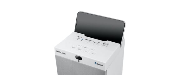 Muse M-1250 BTW dockningshögtalare 2.1 kanaler 100 W Vit