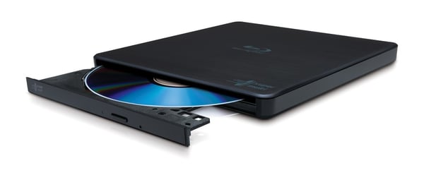 Miniatyrbild 3 av 3: Hitachi-LG Slim Portable Blu-ray Writer optiska enheter Blu-Ray RW Svart